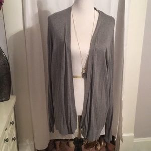 Old Navy gray lightweight open front cardigan